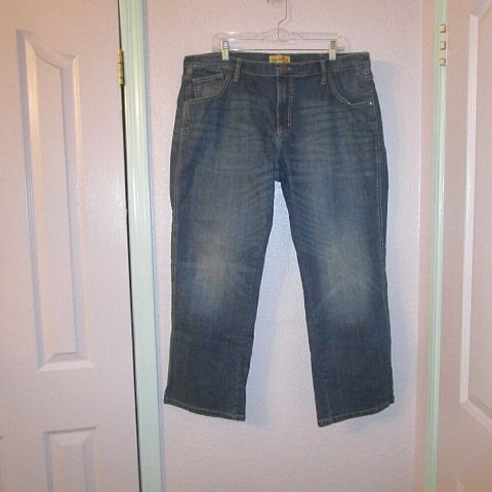 Wrangler 20X Jeans Mens 38x29 Boot Cut Stretch Denim Cowboy Western Riding Rodeo